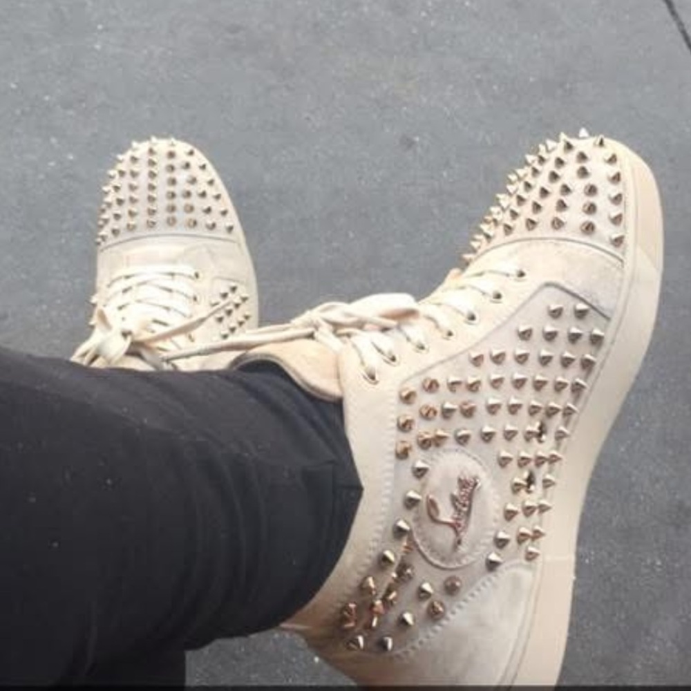 Christian Louboutin Spiked Sneakers!